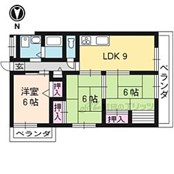 間取図画像 3LDK
