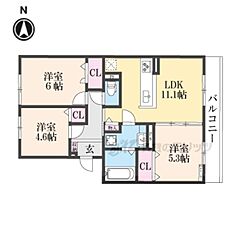 物件の間取り