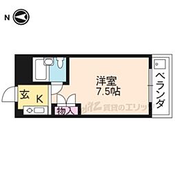 ユース32 1Kの間取図画像