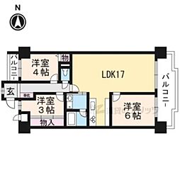 サン・レスポアール 3LDKの間取図画像