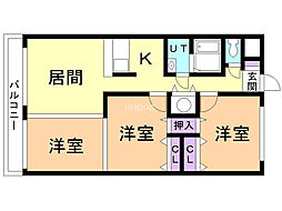間取図画像 3LDK