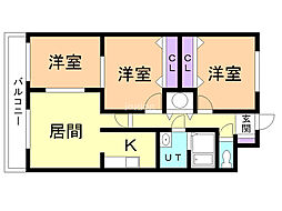 間取図画像 3LDK