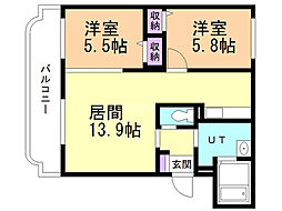 サンクレール常盤 1階