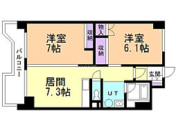 ときわパークハイツ 2階