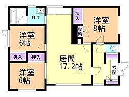 美山町貸家（西2−59−16）