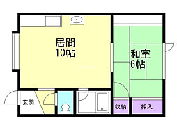 間取図画像 1LDK