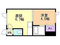 吉野ハイツ2 1階/106