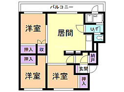 間取図画像 3LDK