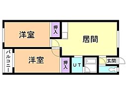 パークハイツ　Ａ棟 1階/102