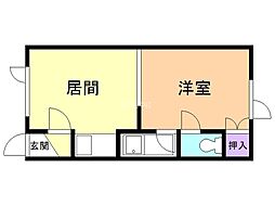 第1日研ハイツ 1階/101