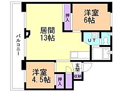 ビレッジハウス双葉2号棟 4階/406