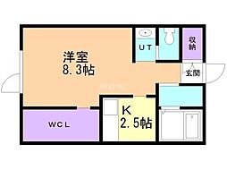 リトルフォレスト 1階/-