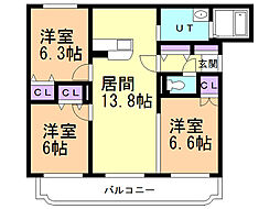 グランソレイユ本町 3階