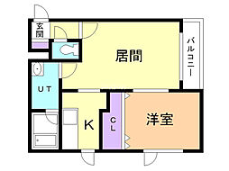ラピュタナイン 2階/2-B