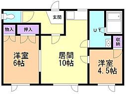 美幌町字日の出11−4貸家