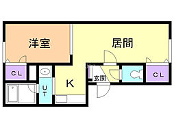 南町サクセス2 2階/2-B