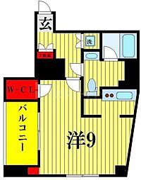 都営浅草線 本所吾妻橋駅 徒歩10分の賃貸マンション 3階1Kの間取り