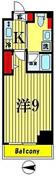 東京メトロ半蔵門線 住吉駅 徒歩8分の賃貸マンション 15階1Kの間取り