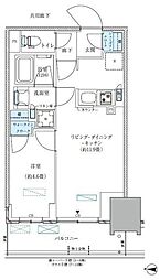 都営新宿線 西大島駅 徒歩4分の賃貸マンション 11階1LDKの間取り
