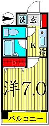 東京メトロ半蔵門線 錦糸町駅 徒歩6分の賃貸マンション 6階1Kの間取り