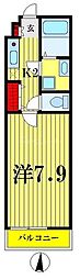 東武伊勢崎線 東向島駅 徒歩6分の賃貸マンション 3階1Kの間取り