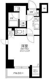 東京メトロ半蔵門線 清澄白河駅 徒歩7分の賃貸マンション 3階1Kの間取り