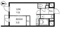 墨田区横川4丁目マンション 1LDKの間取図画像