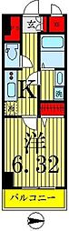 Chloris 1Kの間取図画像