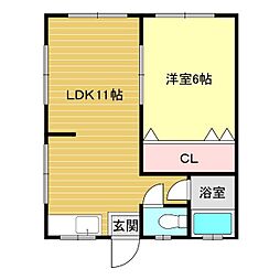 間取図画像 1LDK