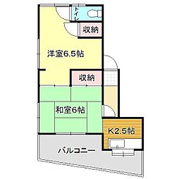 間取図画像 2K