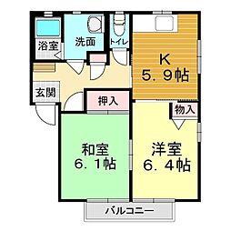 間取図画像 2DK