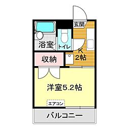 間取図画像 1K