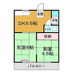 間取図画像 2DK
