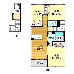間取図画像 3LDK