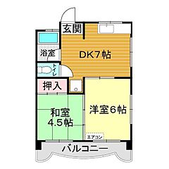 物件の間取り