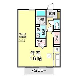 間取図画像 ワンルーム