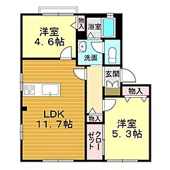 物件の間取り