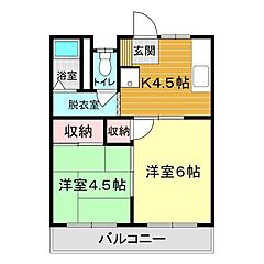 物件の間取り