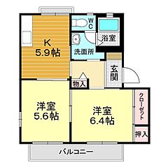 物件の間取り