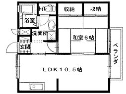 間取図画像 1LDK