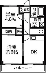 間取図画像 2DK