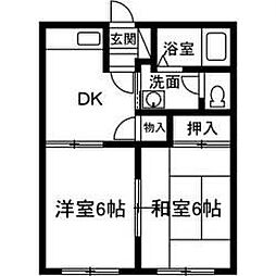 間取図画像 2DK
