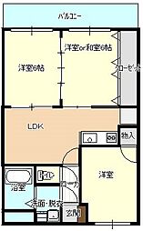 ユーミー和久市 3LDKの間取図画像