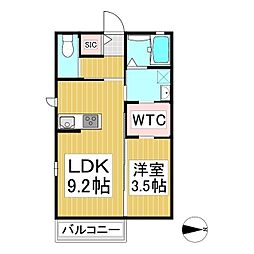 間取図画像 1LDK