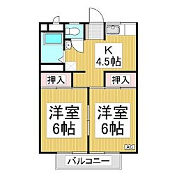 間取図画像 2K