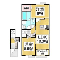 物件の間取り