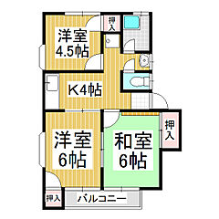 物件の間取り
