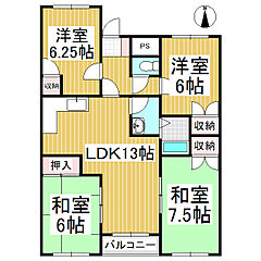 物件の間取り