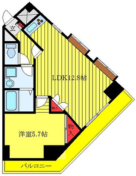 東京都板橋区大山金井町(賃貸マンション1LDK・2階・45.00㎡)の写真 その2