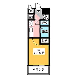 間取図画像 1K